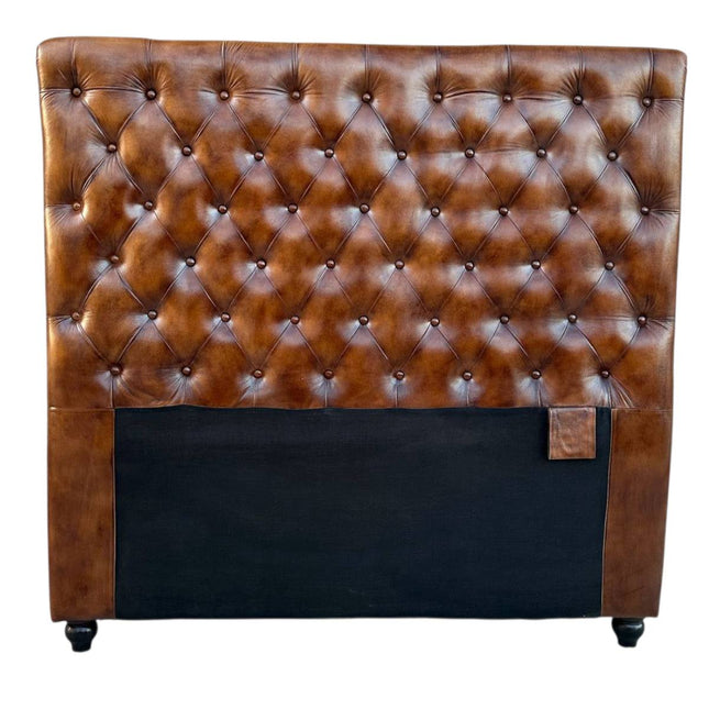 Dallington Leather Chesterfield Headboard