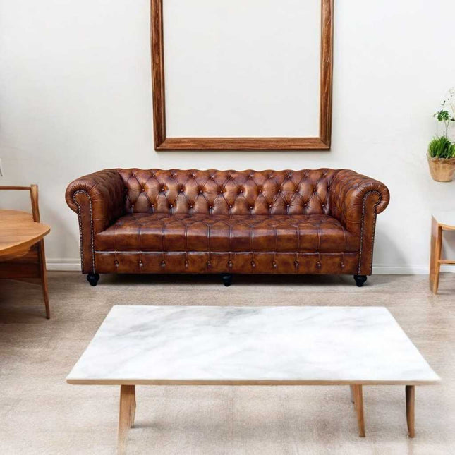 Oxford Chesterfield Sofa ☆ walnut Brown