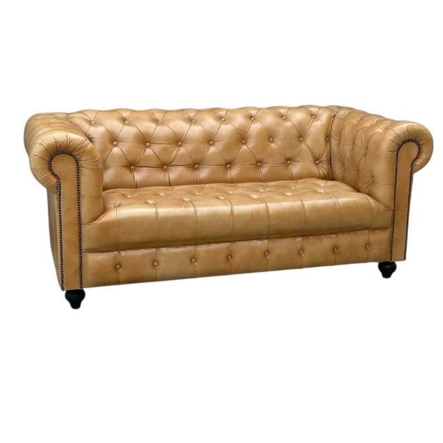 Oxford leather Chesterfield Sofa ☆Tan