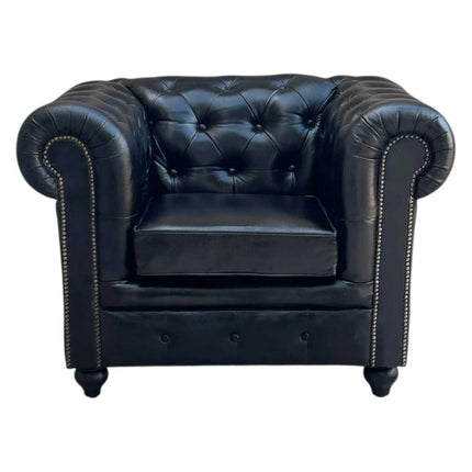 Worcester Chesterfield Armchair ☆ Black