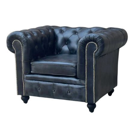 Worcester Chesterfield Armchair ☆ Antique Grey