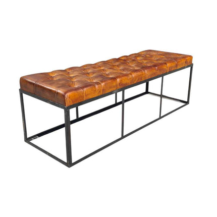 Cromwell Leather Bench Seat