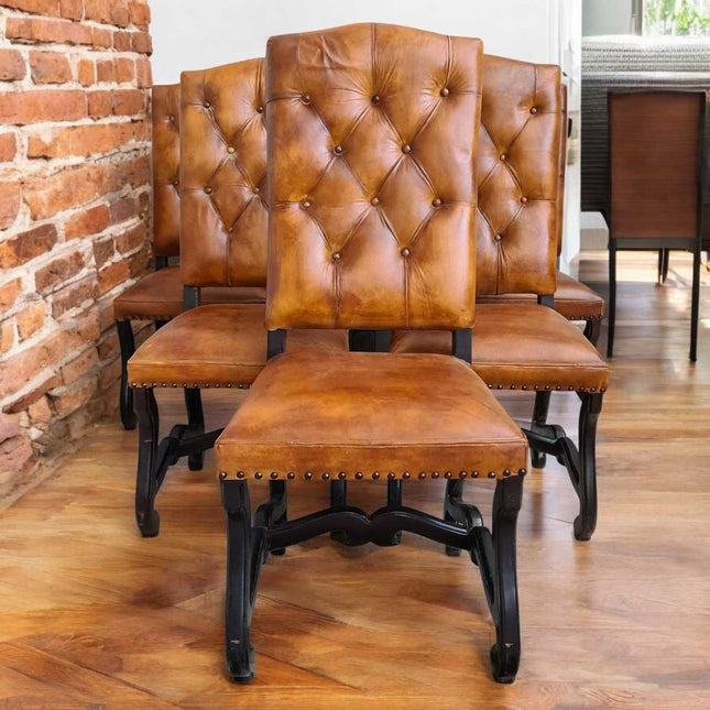 Albertson Leather Dining Chair