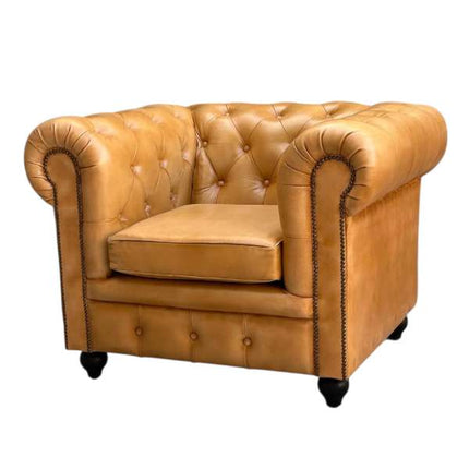 Worcester Chesterfield Chair ☆ Tan