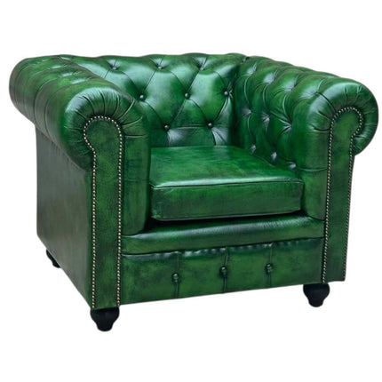 Worcester Chesterfield Armchair ☆ Green