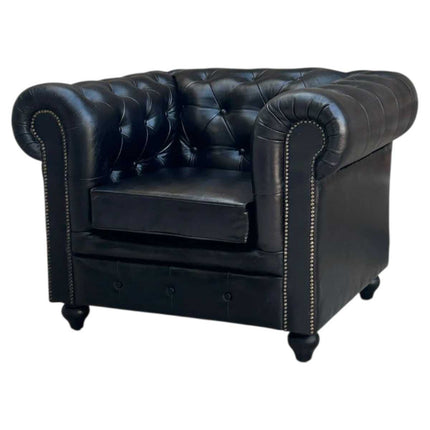 Worcester Chesterfield Armchair ☆ Black