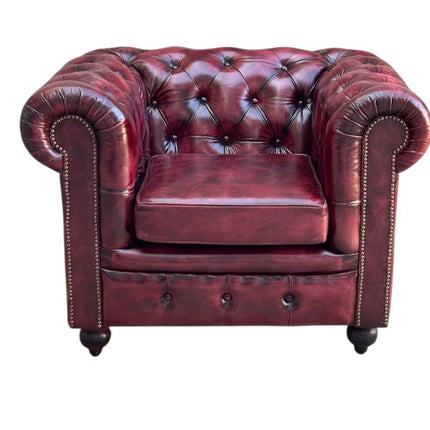 Worcester Chesterfield Armchair ☆ Maroon