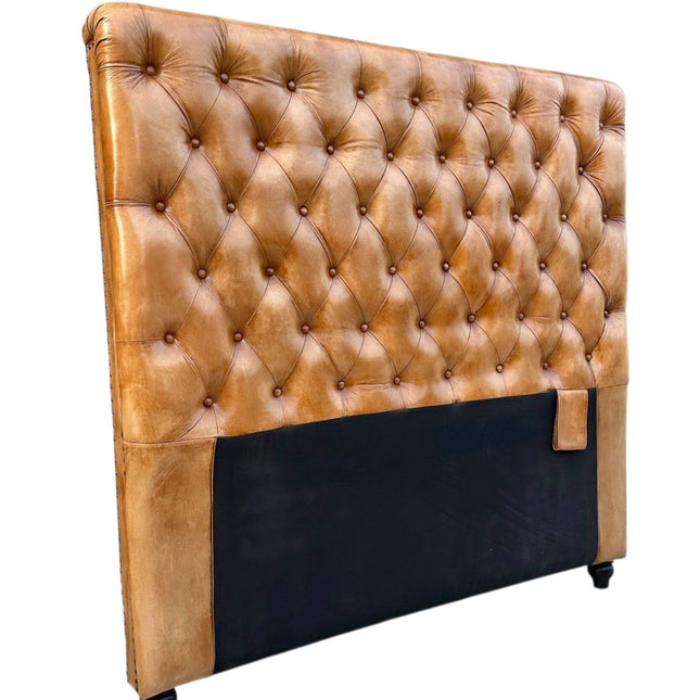 Dallington Chesterfield Headboard ☆ Tan