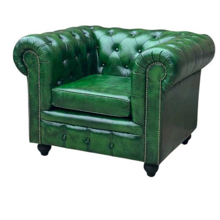 Worcester Chesterfield Armchair ☆ Green