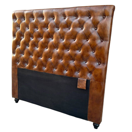 Dallington Leather Chesterfield Headboard
