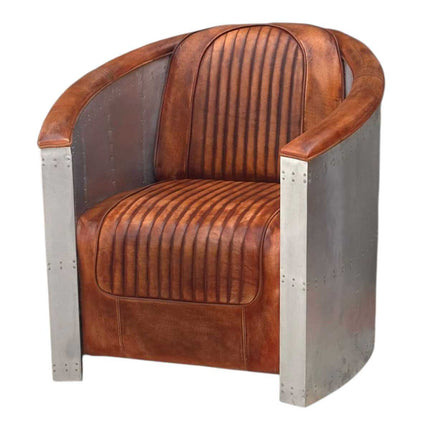 Atkinson Aviator Leather Armchair
