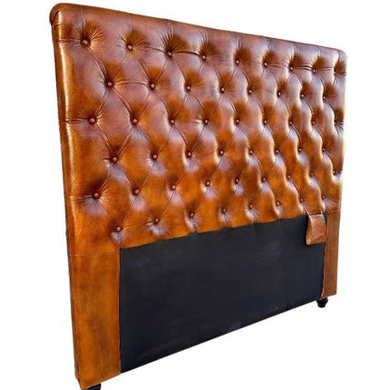 Dallington Leather Chesterfield Headboard