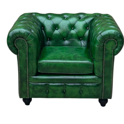 Worcester Chesterfield Armchair ☆ Green